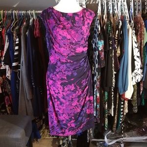 💜 Colorful American Living Dress (sz 10)